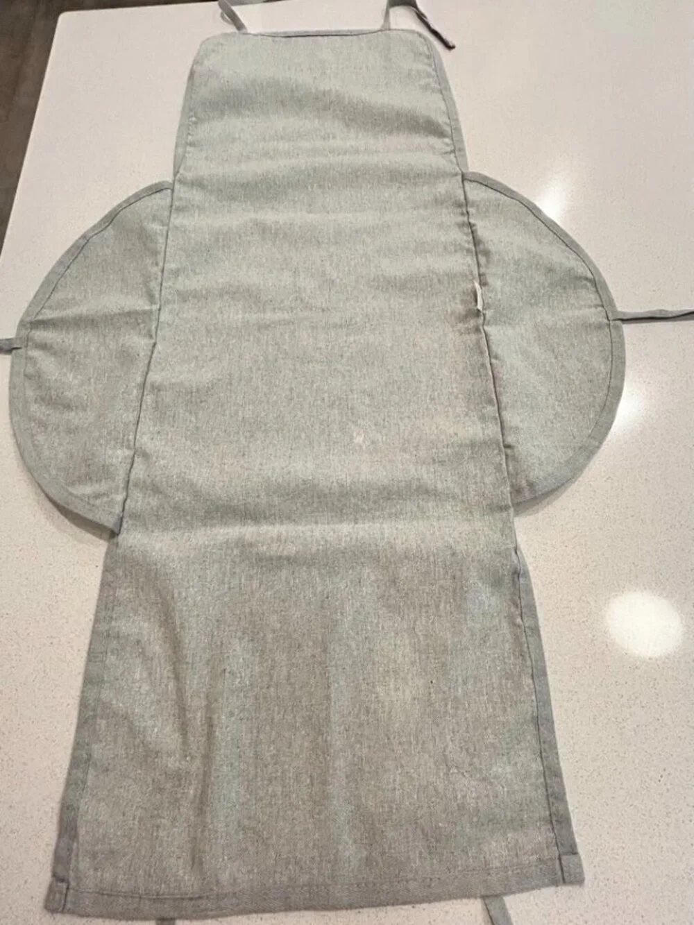 Brunello Cucinelli Gray Garment Dust Bag Drawstring 17x13 Folded 36.5x13 Open